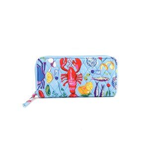 Vera Bradley Seafood Boil Essential Continental Wallet NWT